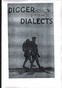 BOOK, The Specialty Press Pty. Ltd, DIGGER DIALECTS, 1919