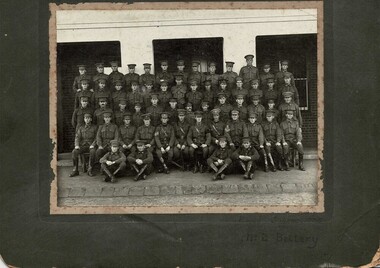 Photograph, E and F Subsections No 2 Battery, Circa WW1
