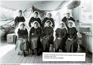 Photograph, Australian Army Nurses 1919