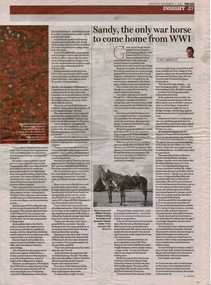 Newspaper Article, November 7 2015