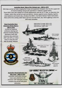 Australian Navy Vietnam, Australian Naval Ships Vietnam