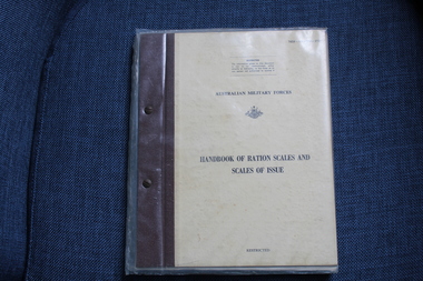 Australian Military forces Ration Scales, Handbook of Ration Scales and Scales of Issue