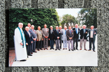 Photograph 6" x 4" color, Photograph Lara R.S.L. Memebers at Lara Uniting Church 8/11/1998, 1998