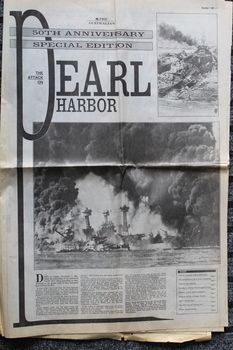 The Australian Newspart Special Edition 59th Anniverary The Acttack on Pearl Harbour 7th December 1981.none