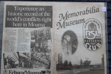 Newspaper - Echuca - Moama RSL Club, Memorbilia Museum 1995 Commemorates the 80TH Anniversary of the Landings at Gallipoli