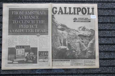 Newspaper - The Sun dated 22/4/1990 - Gallipoli 75 th Annivrsary 28 page Lift out, 75 th Annivrsary 28 page Lift out - The Sun