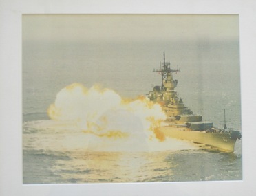 Print - Framed print of USS MISSOURI