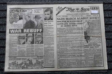 Newspaper - The Sun Newspaper Dated 23/6/1941 - Special - My War Part 18 - Nazis March Against Soviets, Local Newspaper Dated 23/6/1941 - special - My War Part 18 - Nazis March Against Soviets - The Turning Point