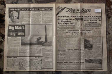 Newspaper - The Sun Newspaper Dated 27/7/1943 - Special - My War Part 36 - Rome Silent On Dudce's Fate - Crash Of A Dictator, Local newspaper dated 27/7/1943 - Special- My War Part 36