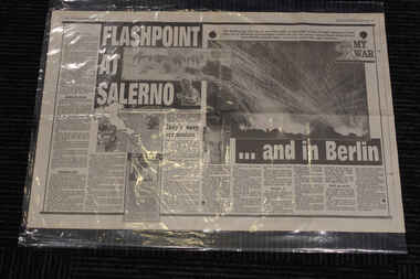 Newspaper - The Sun Newspaper Dated 7/9/1943 - Special - My War Part 39, Local Newspaper Dated 7/9/1943 - Special - My War Part - Australians Press On To Lae - Taming The Turpitz