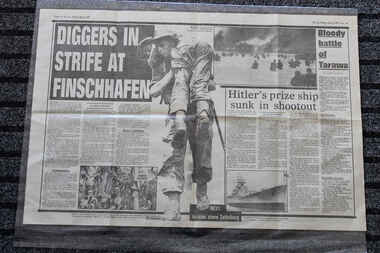 Newspaper - The Sun Newspaper Dated 19/5/1943 - Special - My War Part 41 - Cassino Falls - True Grit In Sattelberg, Local Newspaper Dated 19/5/1943 - Special - My War Part 41
