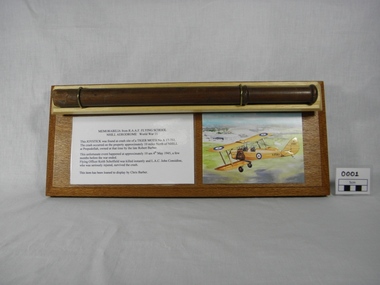 Memorabilia - Joystick, From Tiger Moth crash, c. 1940