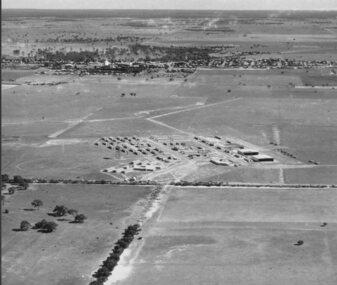 Black and White photograph, Nhill RAAF Base