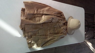 RAAF Summer uniform jacket, trousers and helmut