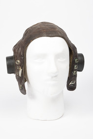 Equipment - Leather flying helmet, c1940