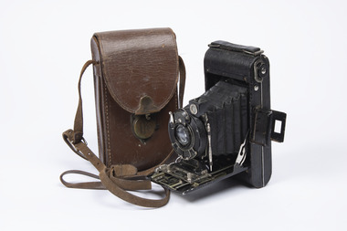 Memorabilia - Camera and case, No.1 Pocket Kodak Special, 1922 to 1931