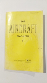 Booklet - Magneto manual, The Aircraft Magneto, 1954