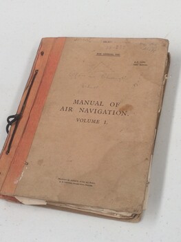 Bound by chord, Reprinted by Authority of Air Board: AH Pettifer, Acting Gov Printer (inscribed in pencil) Officer in Charge Nhill