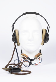 Memorabilia - Headphones and throat microphone