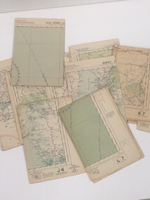 Map - Aeronautical Maps x 9, May 1943