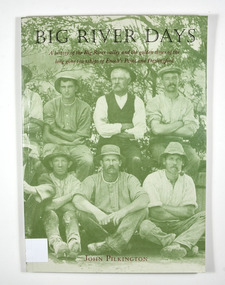 Paperback. Cover has a photograph of a group of men sitting and crouching for a group photograph. There are trees in the background.