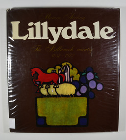 Hardcover. Front dust cover has what may be a painting with a red horse, some sheep, some grapes in front of a stand of trees.
