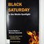Black front cover. Photograph of flames on the lower right hand corner of the front cover. Back cover has the blurb about the book.