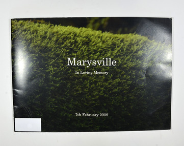 Front cover has a photograph of what appears to be a hedge. Back cover has a photograph of Steavensons Falls.