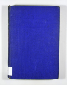 Blue cover with title and author on the spine.