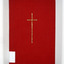 Cover is red with a gold cross on the front cover. Title is in gold lettering on spine.