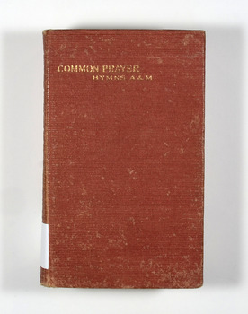 Cover is salmon in color and has the title on the front cover and the spine in gold lettering.