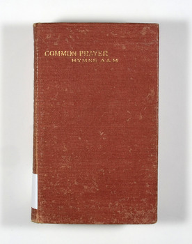 Cover is salmon in color and has the title on the front cover and the spine in gold lettering.