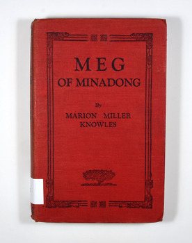 Red cover. Title and author are in black lettering on front cover and spine of book.