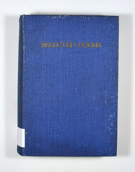 Cover is blue with the title in gold lettering on the front cover. Title and author are in gold lettering on the spine.