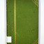Green front cover with some decoration in gold. Title and author in gold lettering on spine.