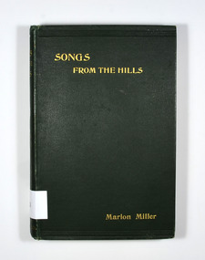Dark green cover with the title and author in gold lettering on the front cover and spine.