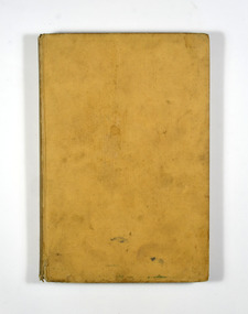 Book has no dust cover. Cover is beige in colour with the title., author's name and publisher in green on the spine.
