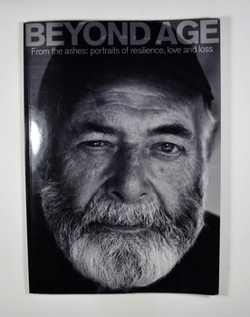 Front cover has a black and white photograph of a bearded man whose story is in the book. The back cover has a photograph of a man with his back to the camera and the blurb about the book.