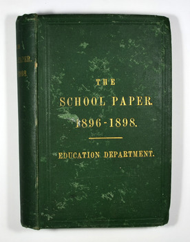 Hardcover. Book has a green cover. The title is in gold lettering on the front cover and spine. The publisher is also on the front cover.