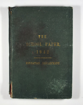 Hardcover. Book has a green cover. The title is in gold lettering on the front cover and spine. The publisher is also on the front cover.