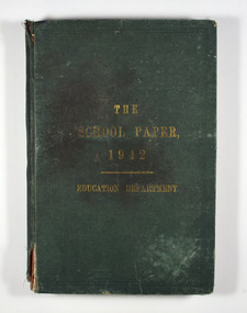 Hardcover. Book has a green cover. The title is in gold lettering on the front cover and spine. The publisher is also on the front cover.