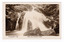 Shows Keppel Falls near Marysville in Victoria. Shows the falls cascading down over some large boulders into a pool of water. There are also a number of fallen logs at the right of the falls. On the reverse of the postcard is a space to write a message and an address and to place a postage stamp. The postcard is unused.