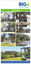 Shows an information flyer regarding the Big4 Holiday Park at Taggerty. Front shows a series of photographs of the facilities and accommodation available at the park. Reverse shows a list of the park features along with a map of the location of the park. Also shows contact details for the park.