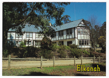 A colour postcard of El Kanah that was produced by Nucolorvue Productions Pty. Ltd. as a souvenir of Marysville.