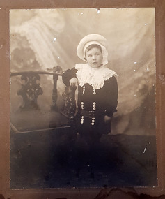 A digital copy of a sepia photograph of Laurie Chanter, first cousin to Arthur Dickinson. Arthur went onto build Marysville House.