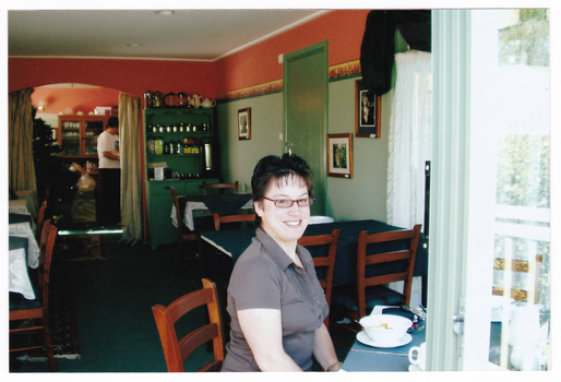 A colour photograph of a guest staying at the Scenic B&B in Marysville.