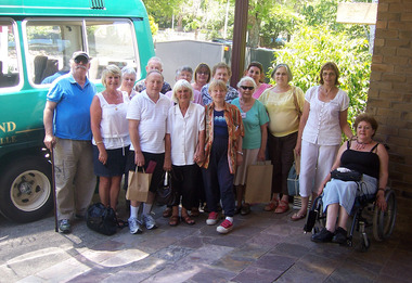 A colour photograph taken during a Carers' Retreat at The Cumberland guest house in Marysville. The retreat took place from 16th to 19th January 2009, just before the 2009 Black Saturday bushfires in the February.