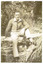 Copies of three black and white photographs of Ron and Mavis Jackson who stayed at Mary-Lyn Guest House in Marysville. Mary-Lyn was a part of the Mary Chain of guest houses built by Eric Dowdle in the Depression years. Ron and Mavis stayed at Mary-Lyn for their honeymoon in 1946.