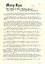 A document outlining the weekly program at Mary-Lyn Guest House in Marysville. Mary-Lyn was a part of the Mary Chain of guest houses built by Eric Dowdle during the Depression years. During the 1980s Mary-Lyn Guest House became a '50 & Over' Holiday Resort run by Malcolm and Jeni Reed. This weekly program dates from 26th September through to 3rd October 1986.