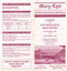 A brochure outlining the tariffs and accommodation options for guests staying at Mary-Lyn Guest House in Marysville. Mary-Lyn was a part of the Mary Chain of guest houses built by Eric Dowdle during the Depression years. During the 1980s Mary-Lyn Guest House became a '50 & Over' Holiday Resort. This brochure is for the tariffs being charged from November 1994 to September 1995.
